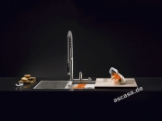 Dornbracht Water Units Einzelsplbecken, 510 x 510 mm, Edelstahl gebrstet, 38111000-86