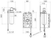 Dornbracht Heiwassertank inkl. Filter, 1289297090