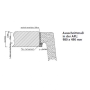 Systemceram KeraDomo MERA 100 SL F in Lava (matt), mit 5 Jahren Garantie