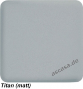 Systemceram KeraDomo STEMA 80, Farbe Titan (matt), mit 5 Jahren Garantie