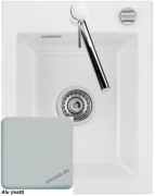 Systemceram KeraDomo MERA 39, Farbe Alu (matt), mit 5 Jahren Garantie