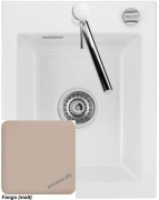 Systemceram KeraDomo MERA 39, Farbe Fango (matt), mit 5 Jahren Garantie