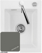 Systemceram KeraDomo MERA 39, Farbe Lava (matt), mit 5 Jahren Garantie