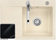 Systemceram KeraDomo MERA 70 in NERO (glnzend), mit 5 Jahren Garantie