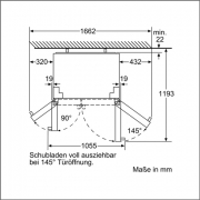 Neff KSA 788 A1 / KA3902I20, Side-by-Side Khl-Gefrierkombination, EEK: A+, mit 5 Jahren Garantie!