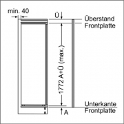 Neff K 835 A2 / KI1813F30, integrierbarer FreshSafe Khlautomat, EEK: A++, mit 5 Jahren Garantie!