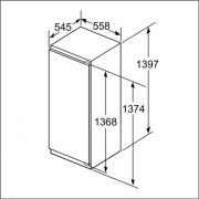 Neff KN 546 A2 / KI8523D30, integrierbare Khl-Gefrierkombination, EEK: A++, mit 5 Jahren Garantie!