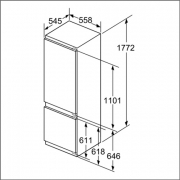 Neff KG 836 A3 / KI6873D40, FreshSafe Khl-Gefrierkombination, EEK: A+++, mit 5 Jahren Garantie!