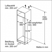 Neff K 645 A2 / KI2723F30, integrierbarer FreshSafe Khlautomat, EEK: A++, mit 5 Jahren Garantie!