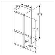 Neff KF 736 A2 / KI7863D30, FreshSafe Khl-Gefrierkombination, EEK: A++, mit 5 Jahren Garantie!