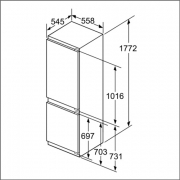 Neff KG 736 A3 / KI6863D40, FreshSafe Khl-Gefrierkombination, EEK: A+++, mit 5 Jahren Garantie!