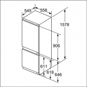 Neff KG 636 A3 / KI6773D40, FreshSafe Khl-Gefrierkombination, EEK: A+++, mit 5 Jahren Garantie!