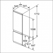 Neff KG 815 A2 / KI5872F30, integrierbare Khl-Gefrierkombination, EEK: A++, mit 5 Jahren Garantie!