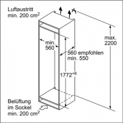 Neff KF 714 A2 / KI7862S30, integrierbare Khl-Gefrierkombination, EEK: A++, mit 5 Jahren Garantie!
