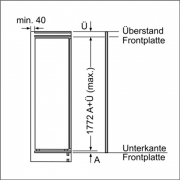 Neff K 846 A3 / KI2823D40, integrierbarer FreshSafe Khlautomat, EEK: A+++, mit 5 Jahren Garantie!