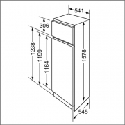 Neff KT 634 A1 / K1664X6, integrierbare Khl-Gefrierkombination, EEK: ++, mit 5 Jahren Garantie!