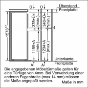 Neff KT 634 A1 / K1664X6, integrierbare Khl-Gefrierkombination, EEK: ++, mit 5 Jahren Garantie!