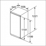 Neff KN 436 A2 / KI8413D30, integrierbarer VitaFresh Khlautomat, EEK: A++, mit 5 Jahren Garantie!