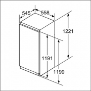 Neff KN 446 A2 / KI8423D30, integrierbarer VitaFresh Khlautomat, EEK: A++, mit 5 Jahren Garantie!