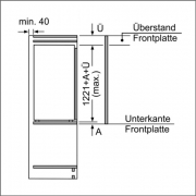 Neff KN 446 A2 / KI8423D30, integrierbarer VitaFresh Khlautomat, EEK: A++, mit 5 Jahren Garantie!