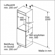 Neff KN 446 A2 / KI8423D30, integrierbarer VitaFresh Khlautomat, EEK: A++, mit 5 Jahren Garantie!