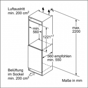 Neff K 446 A3 / KI2423D40, integrierbarer FreshSafe Khlautomat, EEK: A+++,mit 5 Jahren Garantie!