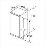 Neff K 445 A2 / KI2423F30, integrierbarer FreshSafe Khlautomat, EEK: A++, mit 5 Jahren Garantie!