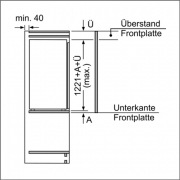 Neff K 445 A2 / KI2423F30, integrierbarer FreshSafe Khlautomat, EEK: A++, mit 5 Jahren Garantie!