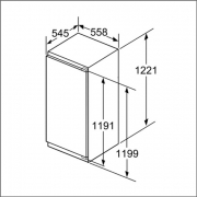 Neff K 446 A2 / KI2423D30, integrierbarer FreshSafe Khlautomat, EEK: A++, mit 5 Jahren Garantie!
