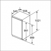 Neff K 335 A2 / KI1313F30, integrierbarer FreshSafe Khlautomat, EEK: A++, mit 5 Jahren Garantie!