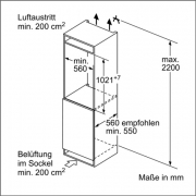 Neff K 335 A2 / KI1313F30, integrierbarer FreshSafe Khlautomat, EEK: A++, mit 5 Jahren Garantie!