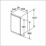 Neff K 345 A2 / KI2323F30, integrierbarer FreshSafe Khlautomat, EEK: A++, mit 5 Jahren Garantie!