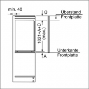 Neff K 345 A2 / KI2323F30, integrierbarer FreshSafe Khlautomat, EEK: A++, mit 5 Jahren Garantie!