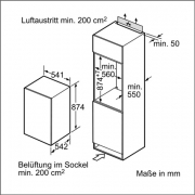 Neff K 225 A2 / K1525X8, integrierbarer Khlautomat, EEK: A++, mit 5 Jahren Garantie!