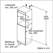 Neff K 245 A2 / KI2223F30, integrierbarer FreshSafe Khlautomat, EEK: A++, mit 5 Jahren Garantie!
