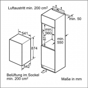Neff G 244 A1 / G1624X6, vollintegrierbarer Gefrierschrank, EEK: A+, mit 5 Jahren Garantie!
