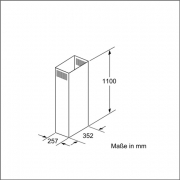 Neff Kaminverlngerung 1100 mm  Z5909N1