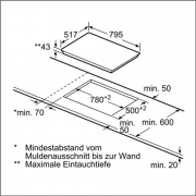Neff MR 1383 N / M13R83N2,  Elektro-Glaskeramikkochfeld, 80 cm, mit 5 Jahren Garantie!