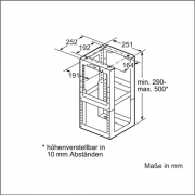 Neff Montageturmverlngerung 500 mm  Z5920N0