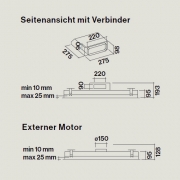 Falmec Nube, Design+, Edelstahl, 90 cm, Deckenhaube, mit 5 Jahren Garantie