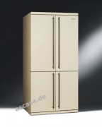 SMEG FQ60CAO Khl-Gefrier-Kombination Side-by-Side, No Frost, Anthrazit/Messing antik, Energieeffizienzklasse A+, mit 5 Jahren Garantie!