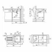 Teka COSMOS 60 BF-CN, Edelstahl poliert