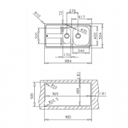 Teka STENA 60 B CN, Edelstahl poliert
