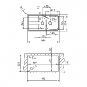 Teka STENA 60 BF-CN, Edelstahl poliert