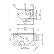 Teka STENA 45-E CN, Edelstahl poliert
