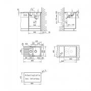 Teka Classic 1,5 B-S 1D , Edelstahl poliert