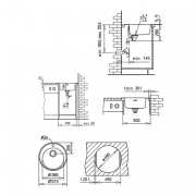 Teka CENTROVAL 45 CN, Edelstahl Mikrotextur