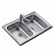 Teka UNIVERSO 79 2B, Edelstahl poliert