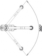 Blanco Tradon Armatur, Hochdruck Festauslauf, messing geb�rstet, 520787