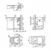 Teka SINA 45-CN, Edelstahl poliert